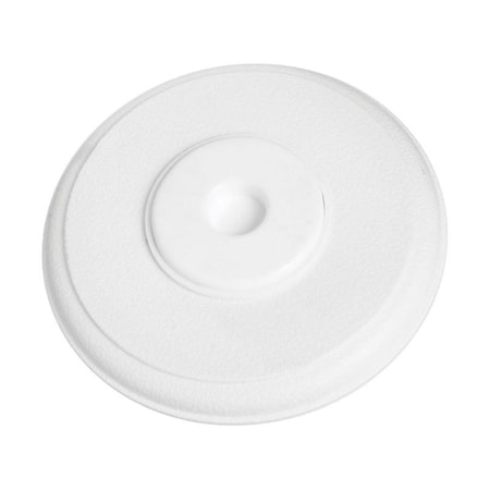 National Mfg Plastic White Wall Door Stop 5708482